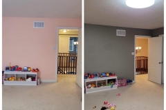 Childs room painted