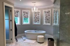 Elegant bathroom painted